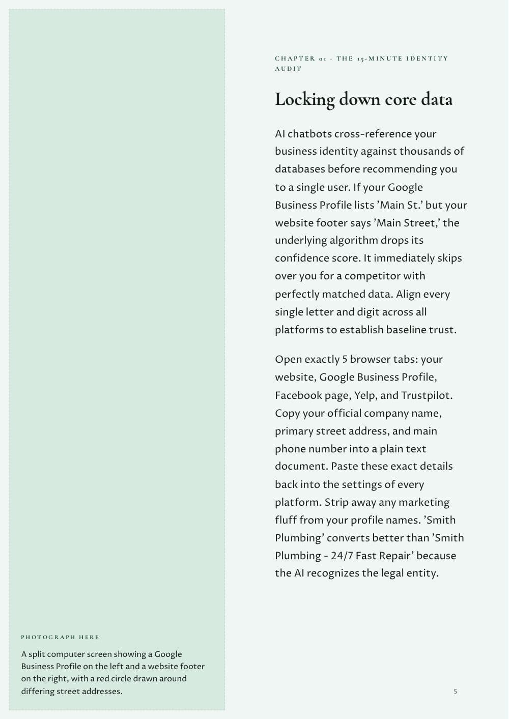 The AI Visibility Playbook · 35 pages, page 5
