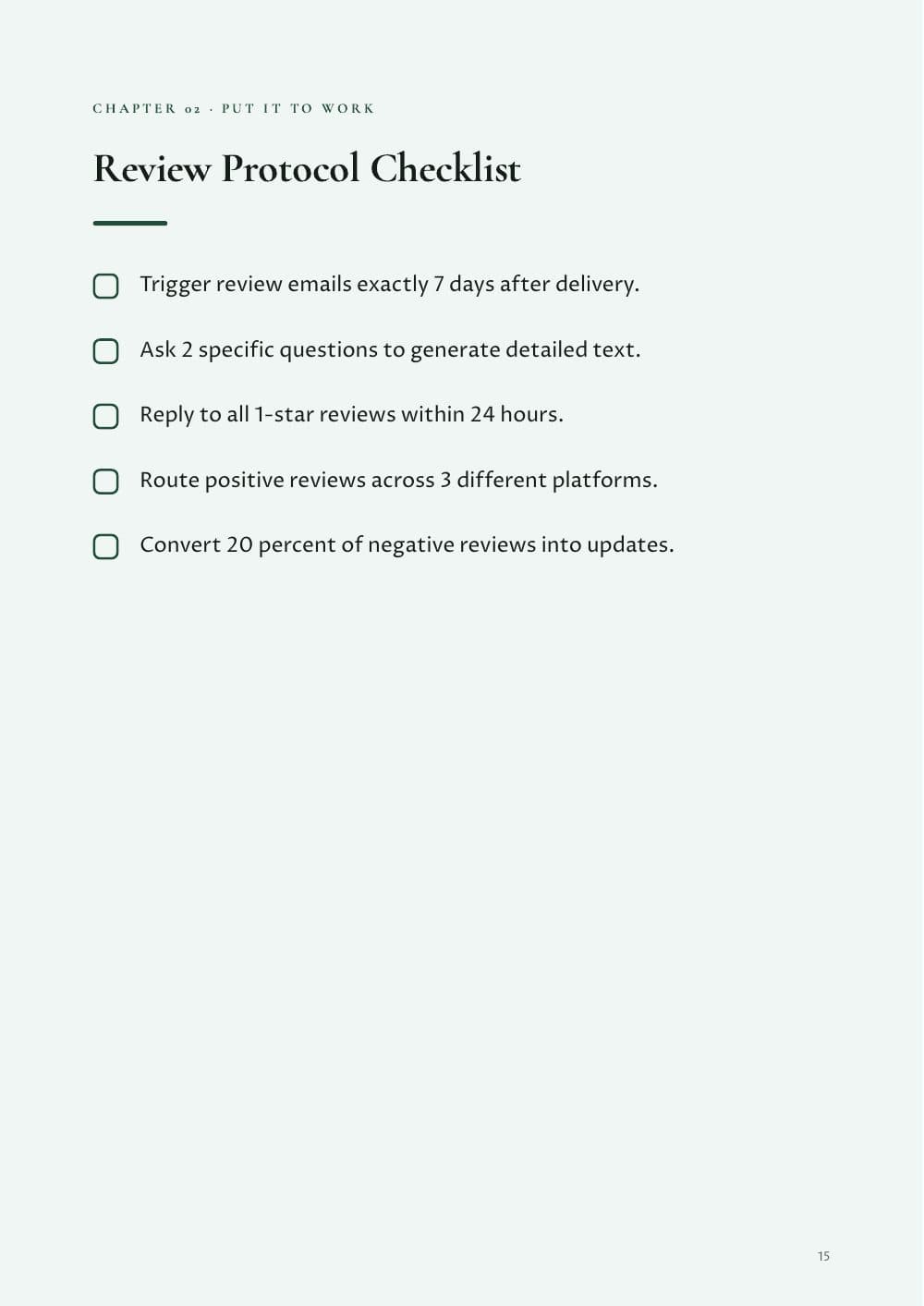 The AI Visibility Playbook · 35 pages, page 15