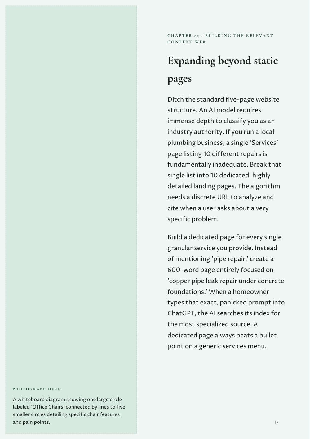 The AI Visibility Playbook · 35 pages, page 17