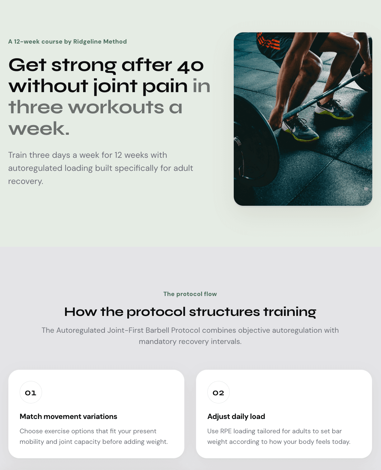A sales page built on Knola