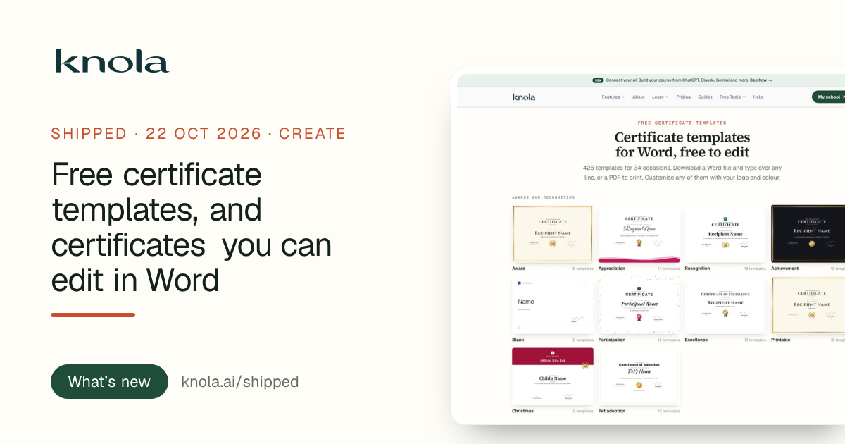 Free certificate templates, and certificates you can edit in Word ...